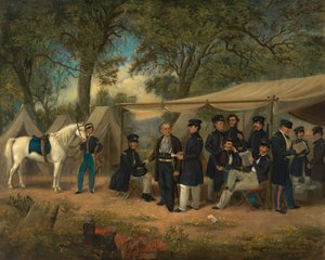 1847年、ウォルナット・スプリングスでのザカリー・テイラー。