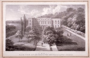 ケンジントンハウスルナティックアサイラム、1830年頃の眺め 作： William Gauci