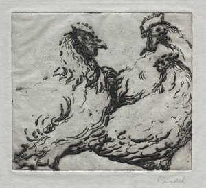 ニワトリ 作： William George Reindel