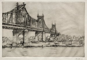 クイーンズボロ橋、ニューヨーク 作： William George Reindel