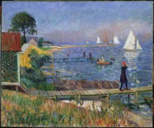 ベルポートの浴場 作： William Glackens