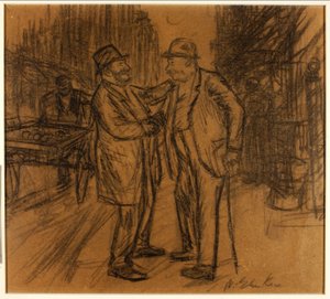 ニューヨーク, イーストサイド 作： William Glackens