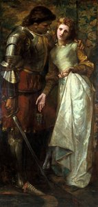 オフィーリアとラルテスまたはオフィーリアこちらはローズマリー、1879年です。 作： William Gorman Wills