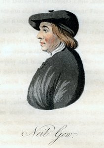 ニールガウ、スコットランドのバイオリン奏者、1800年。 作： William Green