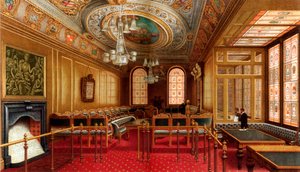 アルダーメンスコートルーム、ギルドホール、ロンドン市、1886年。 作： William Griggs
