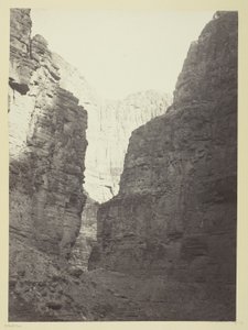 石灰岩の壁 コロラド川、カナブ・ウォッシュ 作： William H. Bell