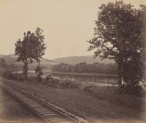スタンディング・ストーンのイースト・ビュー、1895年頃。 作： William H Rau