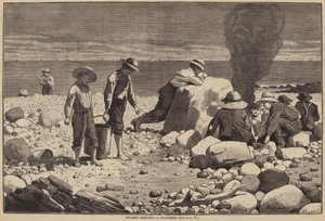 海辺のスケッチ - あさり焼き 作： William H. Redding after Winslow Homer