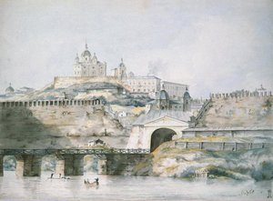 スモレンスク市の眺め、1787