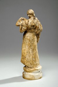 正義の姿のためのマケット（石膏） 作： William Hamo Thornycroft
