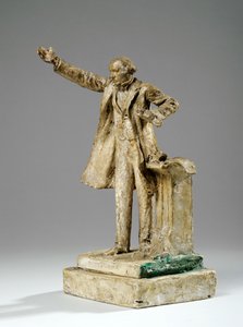 ストランドのウィリアム・エワート・グラッドストン像のマケット、ロンドン、1905年頃（石膏）