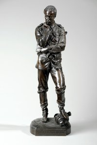 チャールズゴードン将軍の小像 作： William Hamo Thornycroft