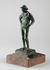 芝刈り機、c.1884（ワックス）（440211も参照） 作： William Hamo Thornycroft