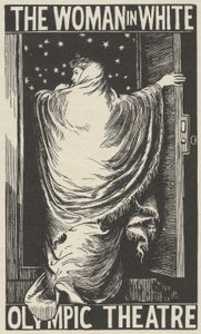 白衣の女、1871年。 作： William Harcourt Hooper