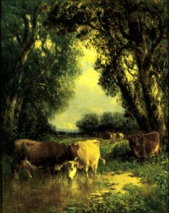 A Quiet Nook」（1885年）。 作： William Hart