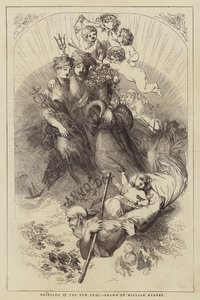 新年をもたらす 作： William Harvey