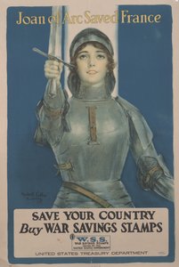 国を守るために、戦争のための切手を買う 作： William Haskell Coffin