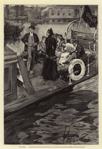 テムズ川のボート 作： William Hatherell