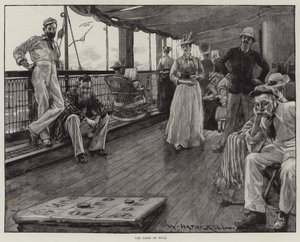 オーストラリアの定期船での海での生活