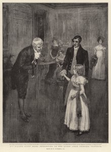 ウォルタースコット卿、女王、その後ビクトリア女王に紹介される 作： William Hatherell