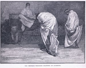 聴衆に与えるセオドア皇帝 作： William Hatherell