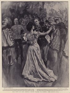 ドイツ皇太子殿下のウィーン訪問 作： William Hatherell