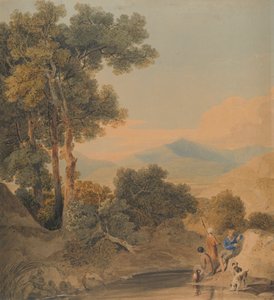 人物のいる風景 作： William Havell