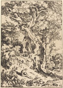 座像による樹木の研究 作： William Havell