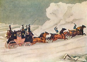 エイムズベリー近くのデボンポート メール、1907 年 作： William Havell