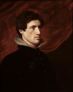 イギリスの作家チャールズ・ラム（1775-1834）の肖像 ウィリアム・ハズリット（1775-1830）の絵画 19世紀 Sun.76.2x62.2 cm ロンドン、ナショナル・ポートレート・ギャラリー