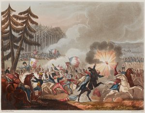 1811年3月5日のバローサの戦い、JCスタドラーの彫刻、1818年公開（アクアチント） 作： William Heath