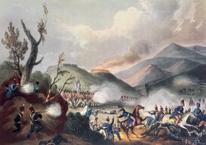 ブサコの戦い、1810年9月27日、トーマスサザーランド（bc 1785）によって彫刻