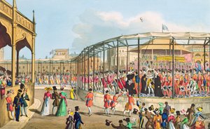 ジョージ4世の戴冠式行列、1821年（アクアチント） 作： William Heath