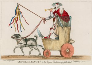 ゴールデンフィッシュの人気のパントマイムでのジョセフグリマルディの強打 作： William Heath