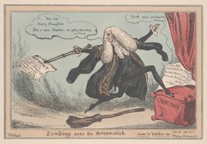 ほうきの柄を飛び越え-ヨークシャーも1830年 作： William Heath