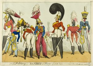 ミリタリー・ダンディーズ、あるいは1818年の英雄たち 作： William Heath