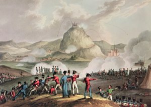 1813年7月、サンセバスチャンの包囲、トーマスサザーランド（bc1785）によって彫刻 作： William Heath