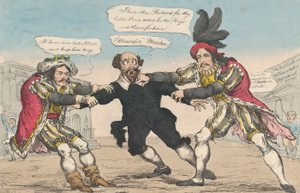 The Rival Richards, or Sheakspear in Danger, May 18, 1814. 作： William Heath