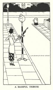 バッシュフル・トリビュート（リトグラフ 作： William Heath Robinson