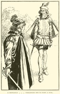 紳士 ？決闘を戦うように彼に挑戦しました 作： William Heath Robinson
