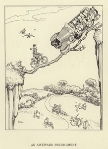 厄介な苦境 作： William Heath Robinson