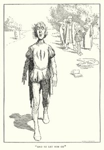 "And so let him go" (litho) 作： William Heath Robinson