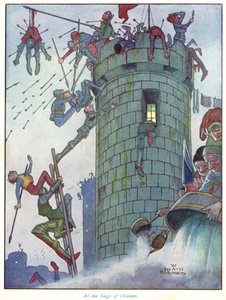 オルレアンの包囲で 作： William Heath Robinson