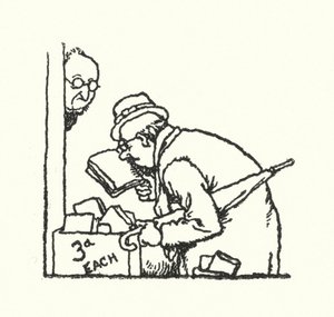 ブラウジング（リトグラフ 作： William Heath Robinson