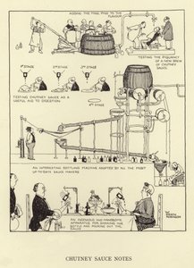 チャツネソースノート 作： William Heath Robinson