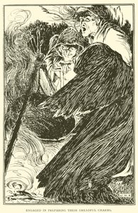 彼らの恐ろしい魅力を準備することに従事 作： William Heath Robinson