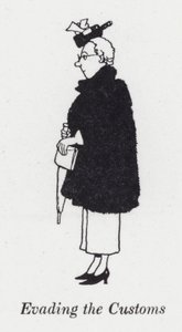 税関逃れ（リトグラフ 作： William Heath Robinson