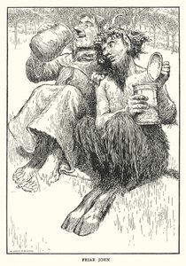 Friar John（リトグラフ 作： William Heath Robinson