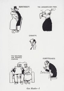 ガスマスク - I (litho) 作： William Heath Robinson
