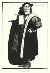 ハンス・カーベル（リトグラフ 作： William Heath Robinson